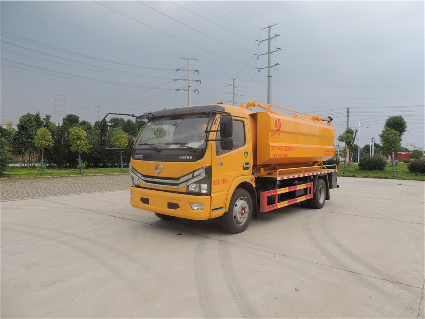 東風多利卡12方管道疏通車|CLT5125GQWEQ6型清洗吸污車